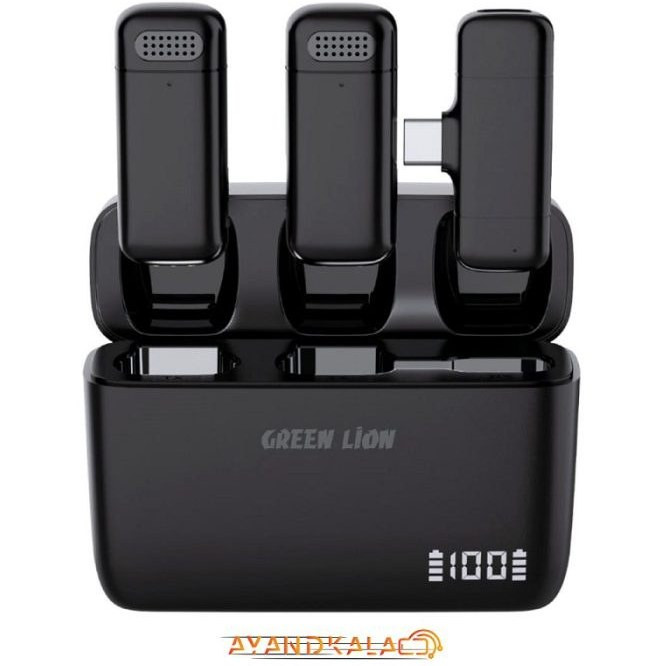 میکروفن گرین لاین مدل Duo Cast_GNDCTWMICLGBK Lightning