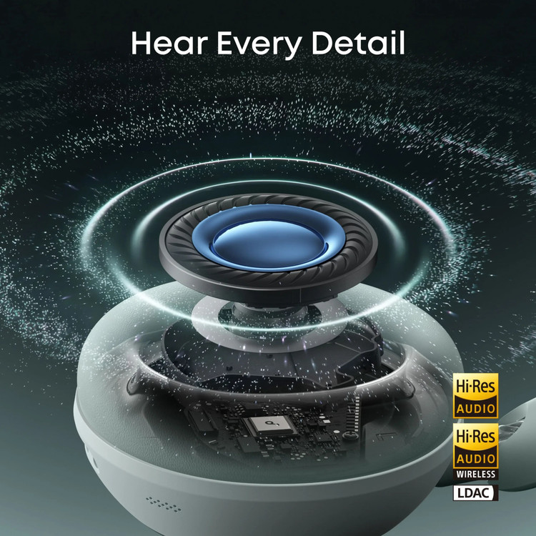 هدفون بی سیم انکر مدل Soundcore Space 2 با نویز کنسلینگ